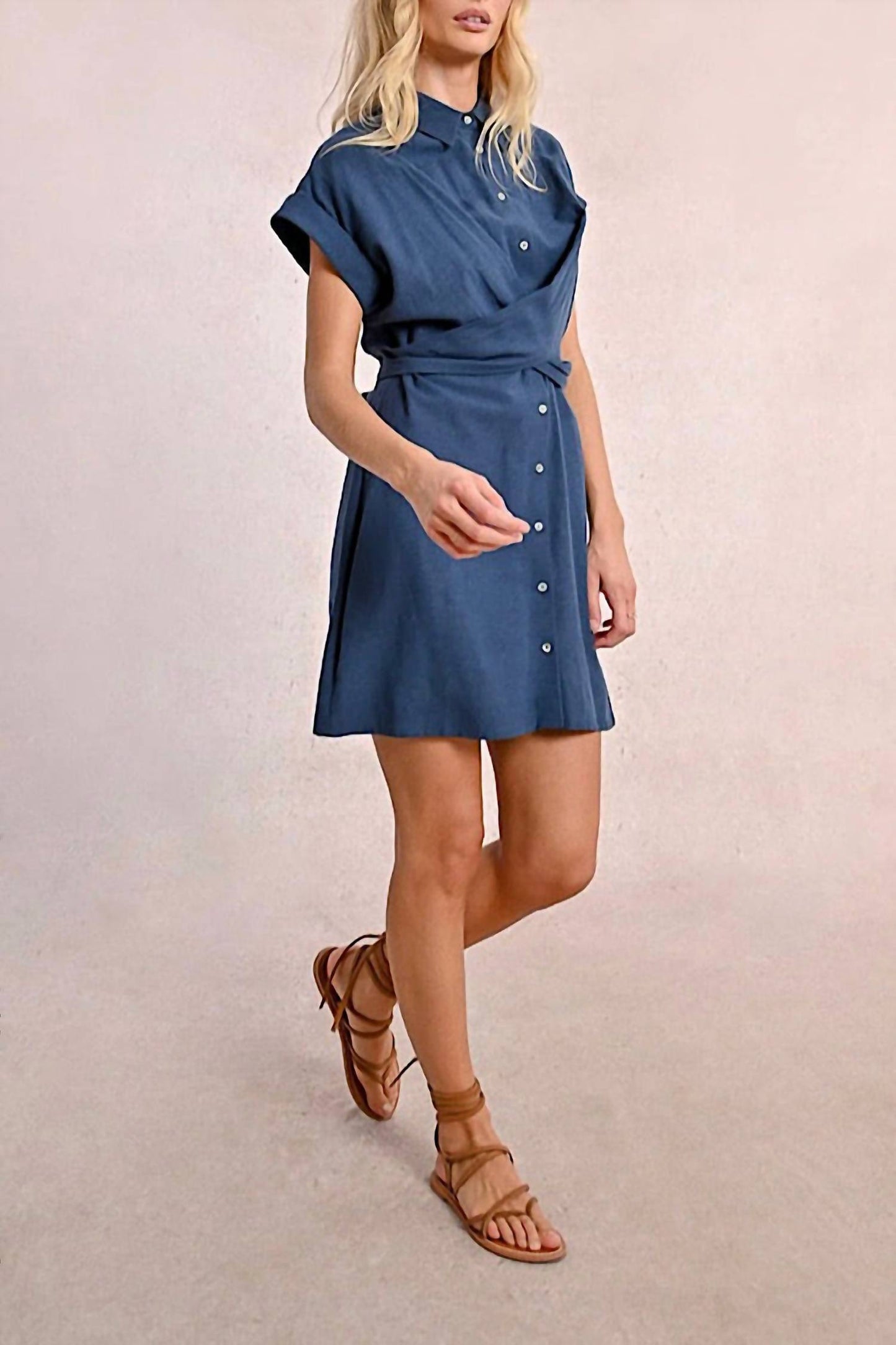 Molly Bracken - Tie Back Shirt Dress