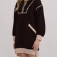Entro - Long Sleeve Half Zip Short Dress