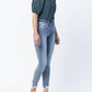 Judy Blue - Mid Rise Release Waistband Detail Skinny Jeans