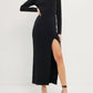 2.7 August Apparel - Cut Out Long Sleeve Maxi