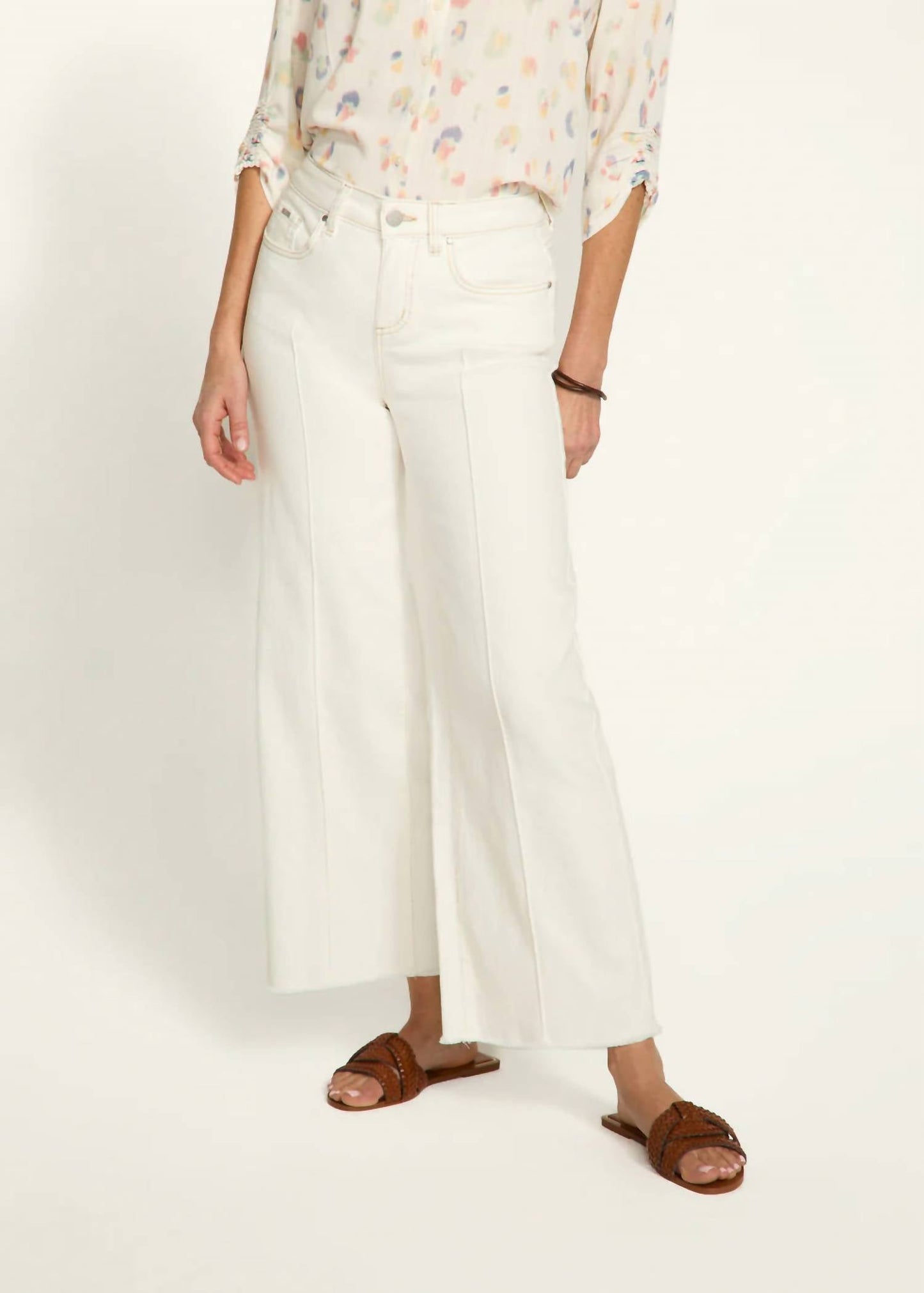 Fdj - Wide Ankle Denim Pants