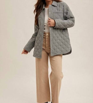 Hem & Thread - Quilted Motif Jacket