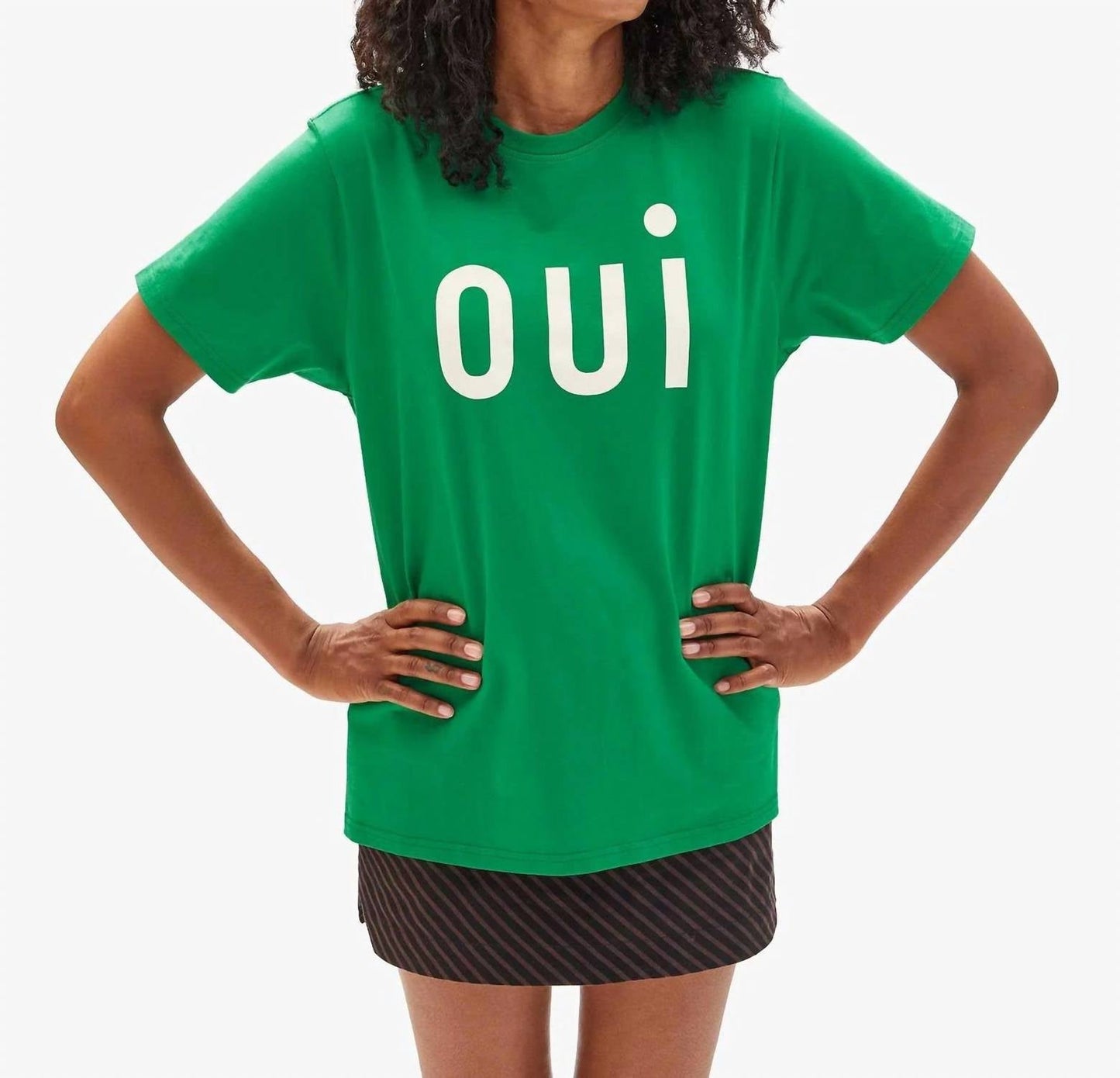 Clare V. - Original Crewneck Tee With Oui