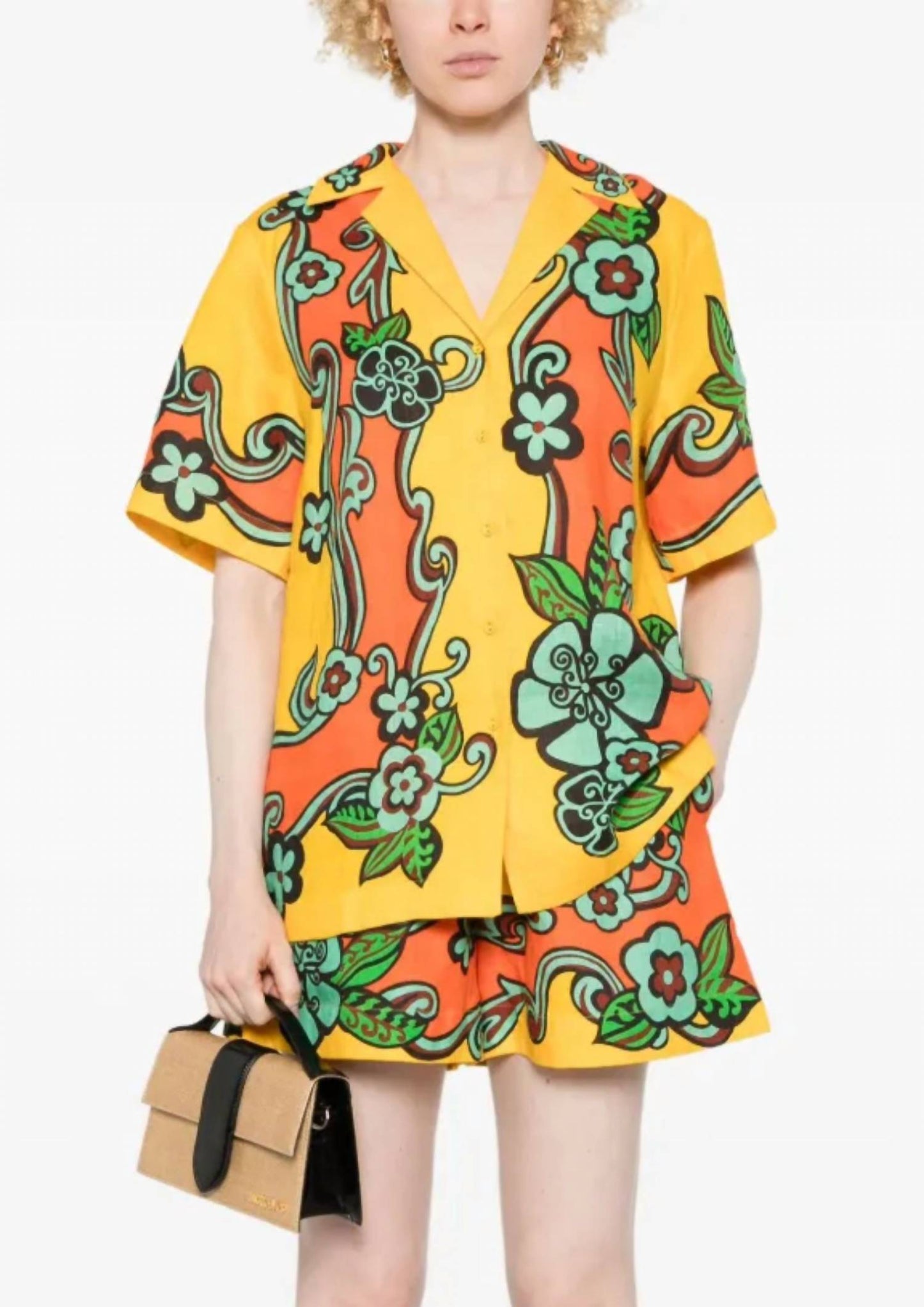 Alemais - Flame Button Shirt