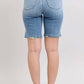 Judy Blue - High Waist Vintage Wash Bermuda Denim Short