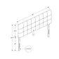 Queen Size Upholstered Bed Headboard - Transitional Brown