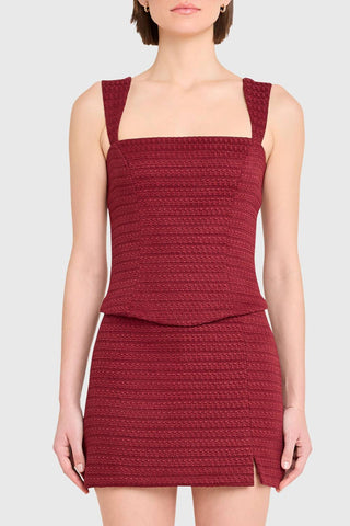 Amanda Uprichard - Ceronne Corset Tank Top