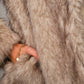 Blue B - Women's Two Tone Faux Fur Jacket