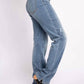 Judy Blue - Double Waistband Straight Leg Jean