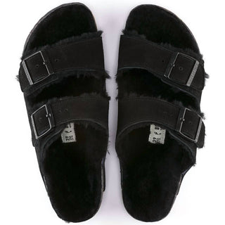 Birkenstock - Sandálias femininas Arizona Shearling