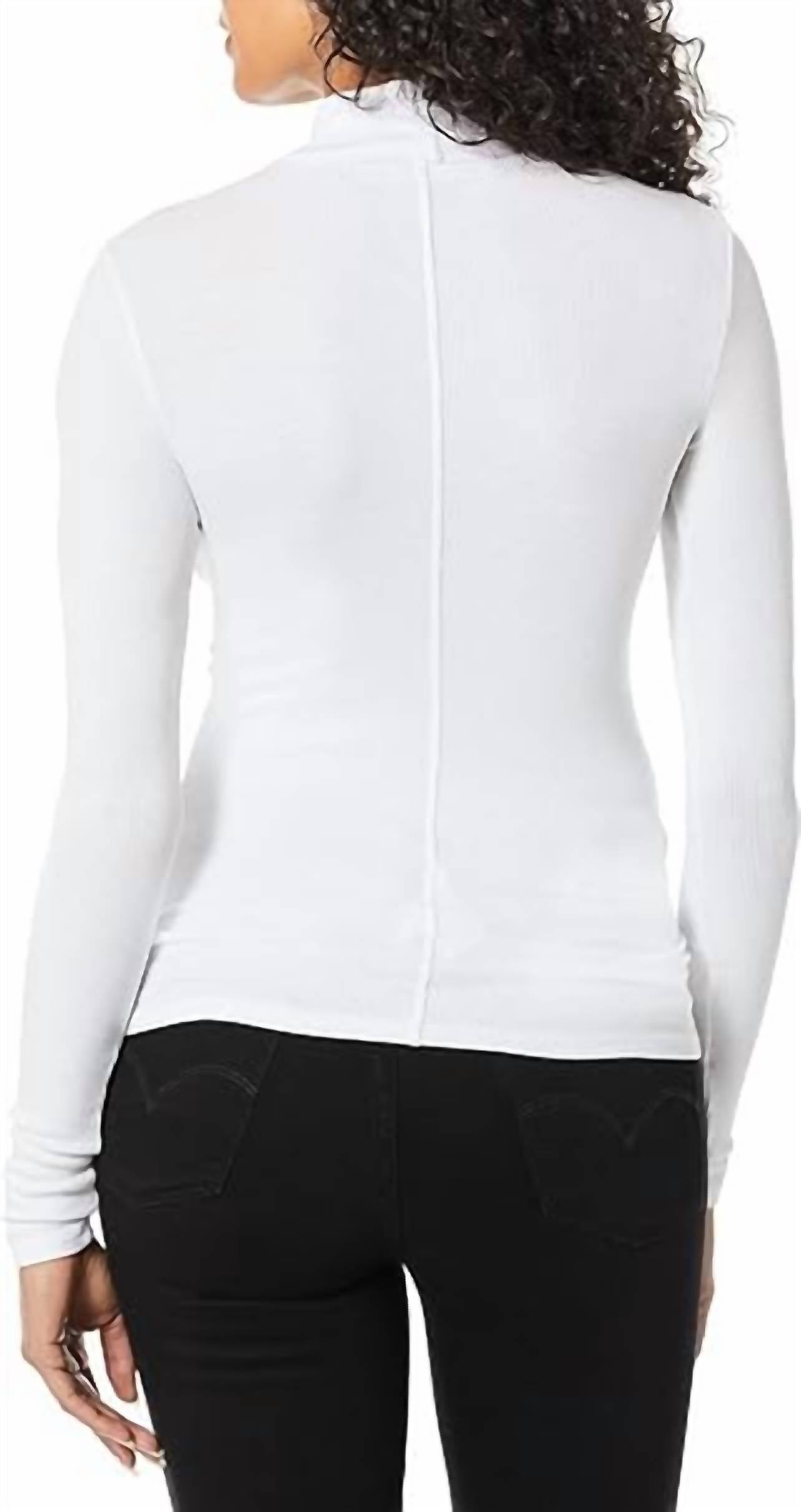 Enza Costa - RIB FITTED L/S TURTLENECK
