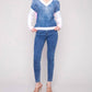 Charlie B - Drop Shoulder V Neck Sweater