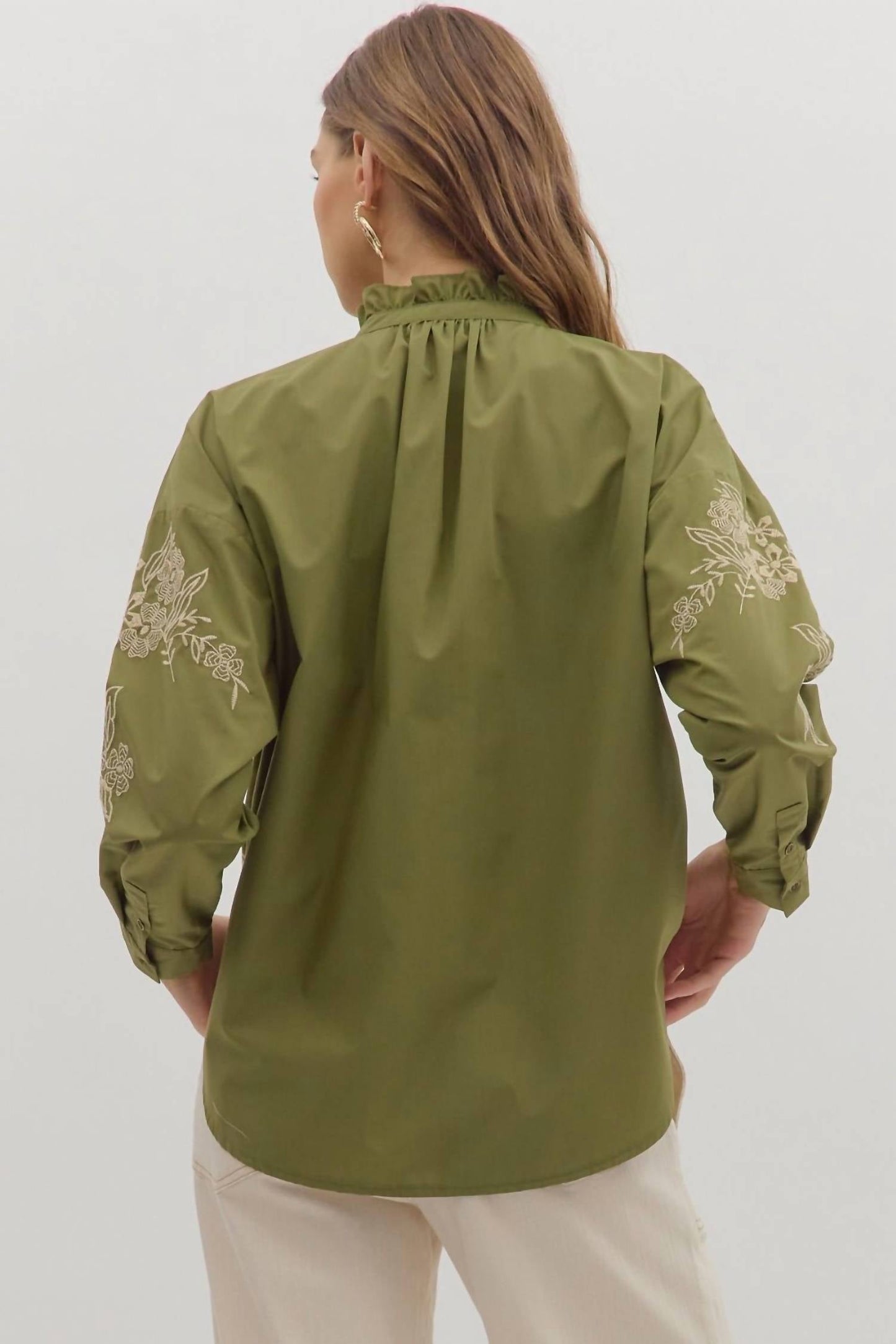 Entro - Women's Luna Embroidered Shirt