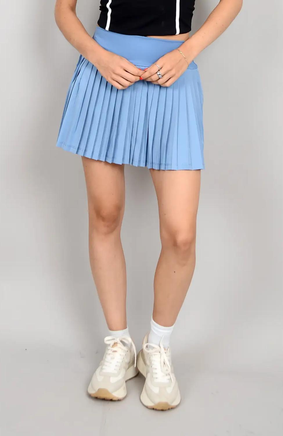 Rd International - Yura Pull On Pleated Mini Skirt