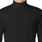 Camiseta masculina Galaxy by Harvic de manga comprida e gola alta, preta, tamanho médio
