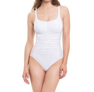 Profile By Gottex - Maiô com decote redondo e laterais de renda