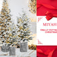 2FT Flocked Christmas Tree with Pot Base