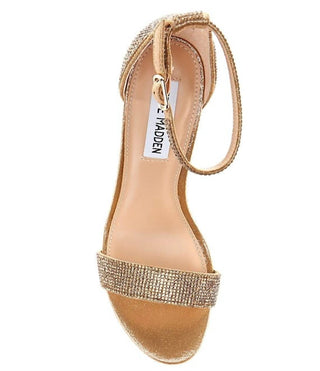 Steve Madden - Women's Carrson Ankle Strap Open Toe Block Heeled Dress Sandals