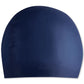 Touca de natação Nike feminina de silicone sólido, tamanho regular, azul