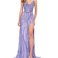 Ashleylauren - Off Shouler Sweetheart Prom Dress