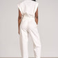 Elan - Women's Denim Sleeveless Jumpsuit