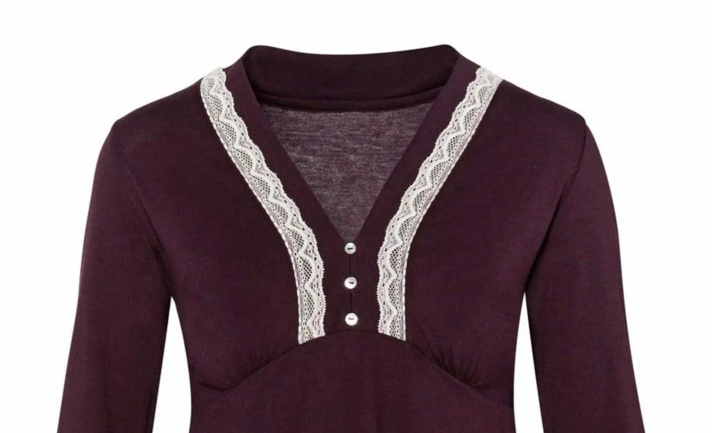 Twelve Eighty Eight - Alissa Long Sleeve Pullover Top Pajama Set