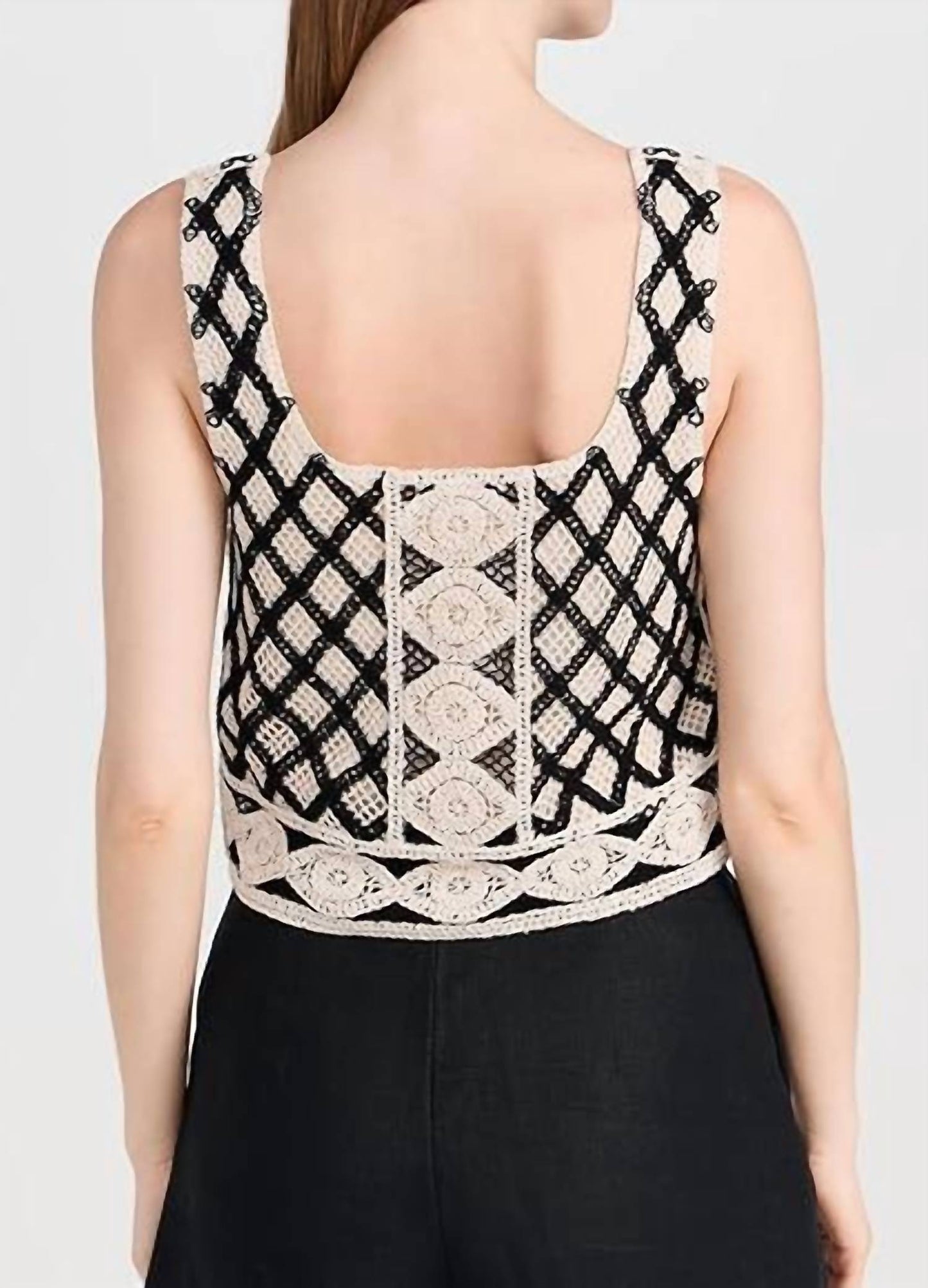 Z Supply - CALLE CROCHET CROPPED TANK