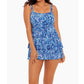 Longitude - Ocean Air Triple Tier Long Torso Swim Dress
