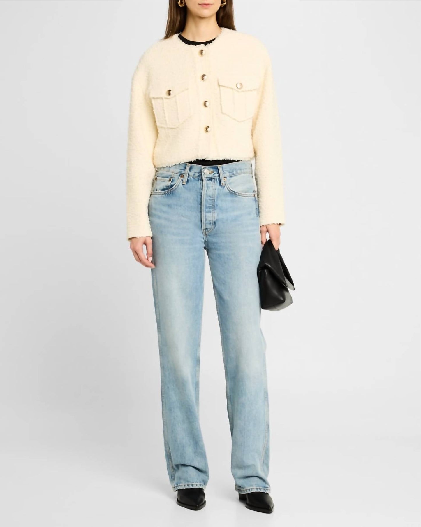 Generation Love - Emille Tweed Bomber Jacket