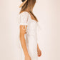 Adora - Flower Embroidered Mini Dress