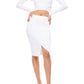 Kendall + Kylie - Compact Long Sleeve Crop Top