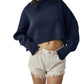 Free People - Easy Street Crop Pullover Sweater