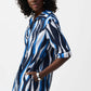 Joseph Ribkoff - Abstract Poplin Trapeze Dress