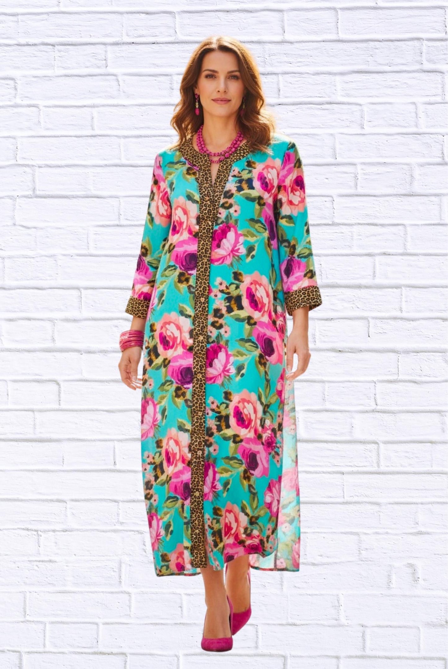 Calypso - Demi Shirt Midi Dress