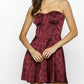 Storia - Carrie Strapless Tonal Mini Dress