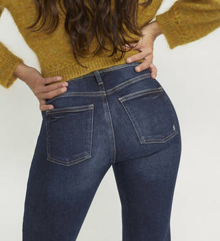 Silver Jeans Co - Calça Jeans Bootcut de Cintura Média Infinite Fit