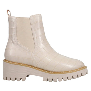 Corkys Footwear - Women's Whatever Embossed Round Toe Chelsea Ankle Boots