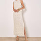 Apricot - Crochet Lace Shell Top