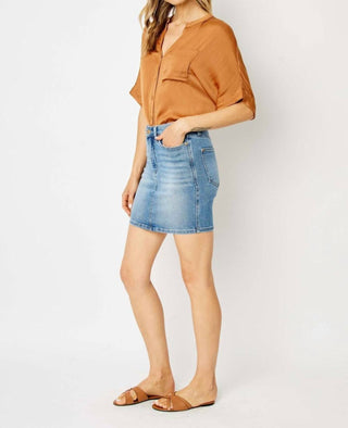 Judy Blue - High Waist Tummy Control Jean Skirt