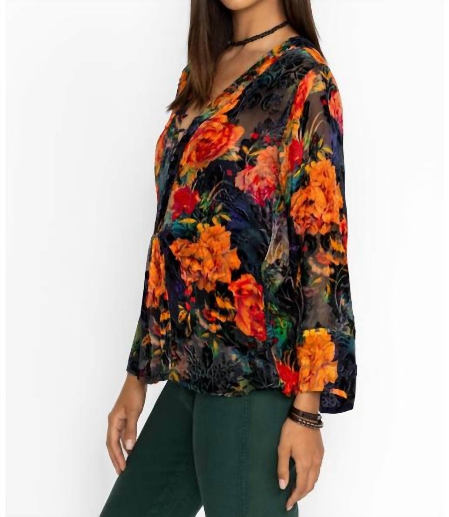 Johnny Was - BOTINA BURNOUT BLOUSE