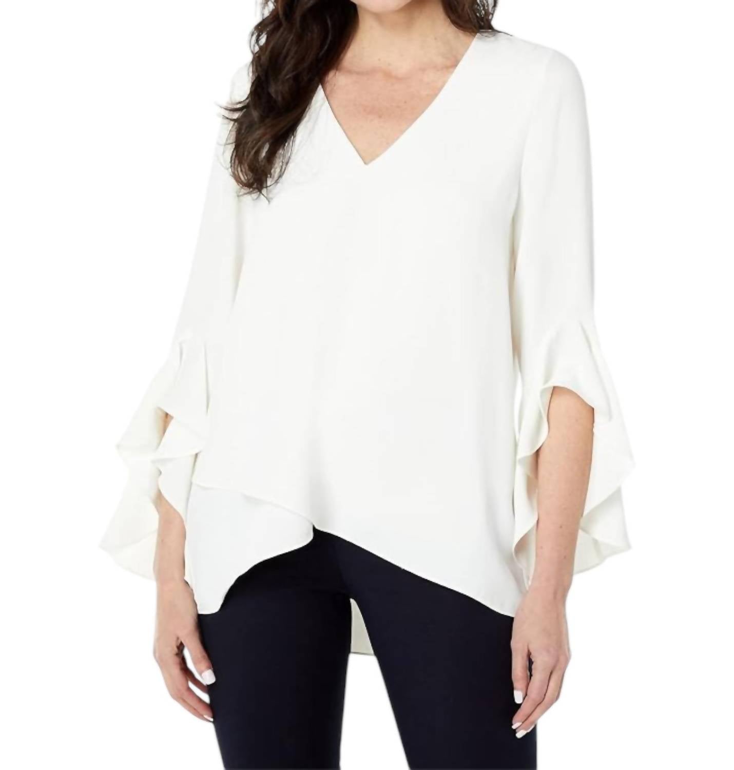 Vince Camuto - Flutter Sleeve Top