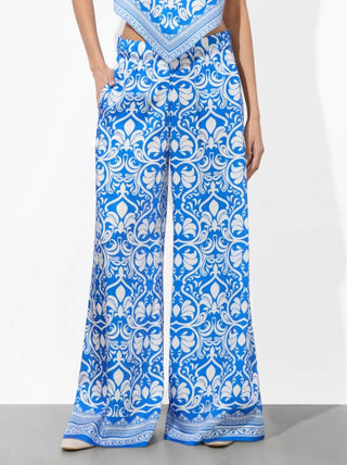 Alice + Olivia - Keegan Pull On Wide Leg Pant