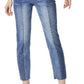 Risen - Women's High Rise Two Tone Slim Straight Jean