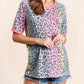 Bibi - Leopard Raglan Sleeve Top