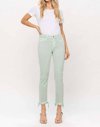 Vervet By Flying Monkey - CALÇA JEANS RETA CROP