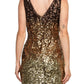 Adrianna Papell - Ombre Sequin Mini Dress