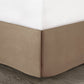 7 Piece Faux Suede Comforter Set Tan Queen