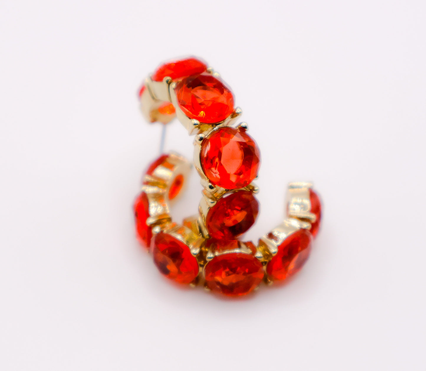 Brincos Crimson Elegance – Brincos luxuosos vermelhos