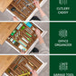 Silverware Drawer Organizer, Brown Bamboo (9 Slots)