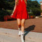 Buddylove - Aubrey Ruffle Shoulder Mini Dress